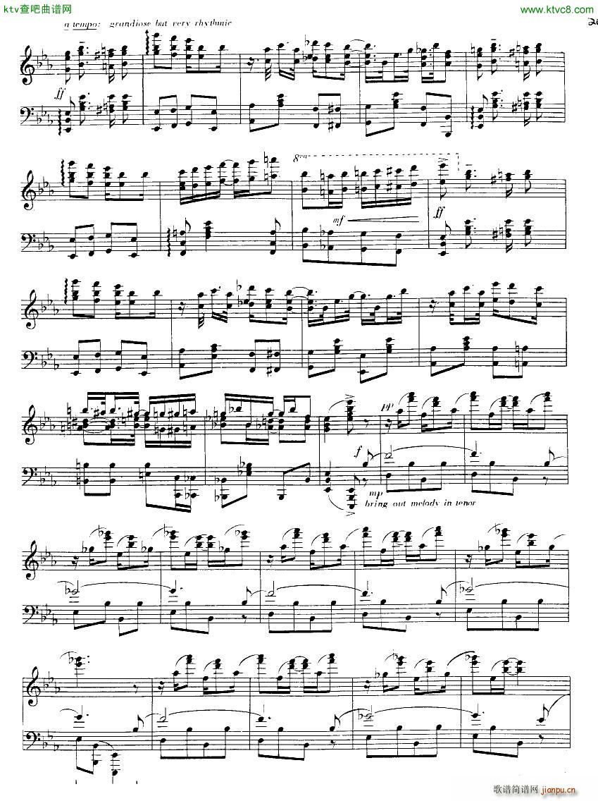 Albright Grand Sonata in Rag(V)20