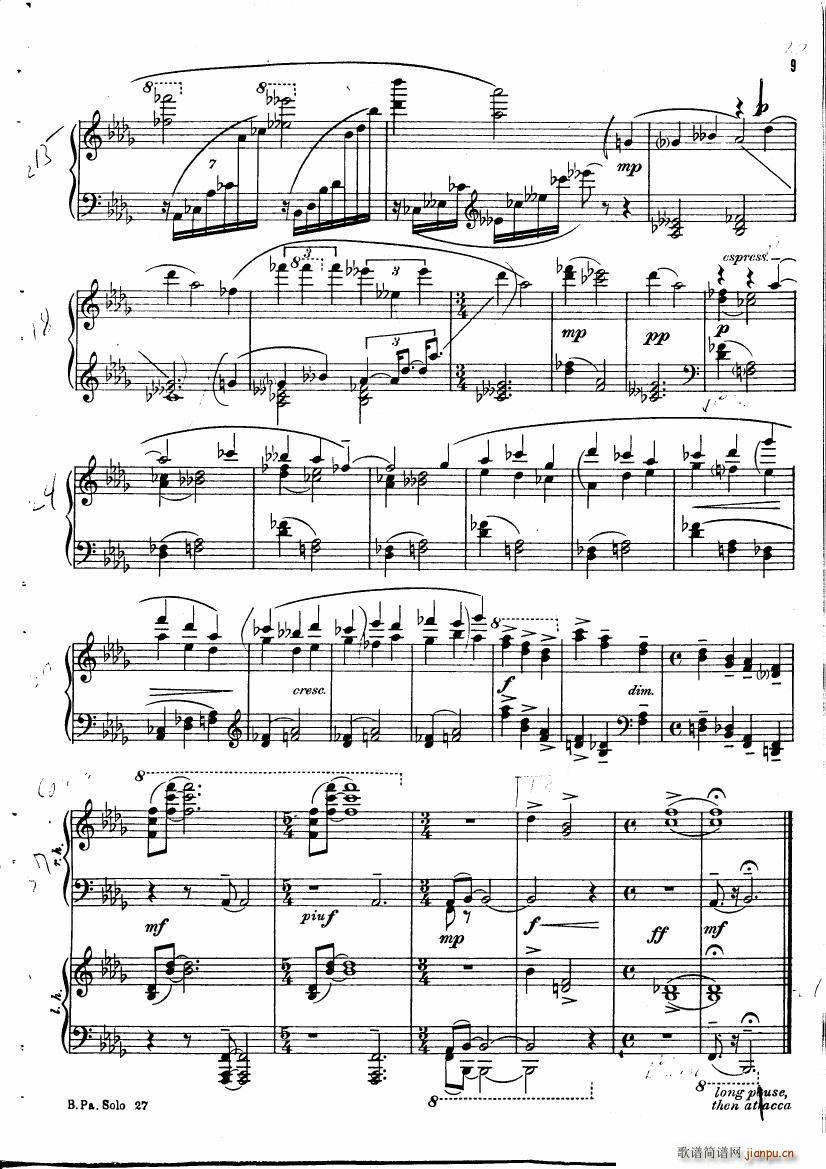 Copland Piano Sonata(V)10