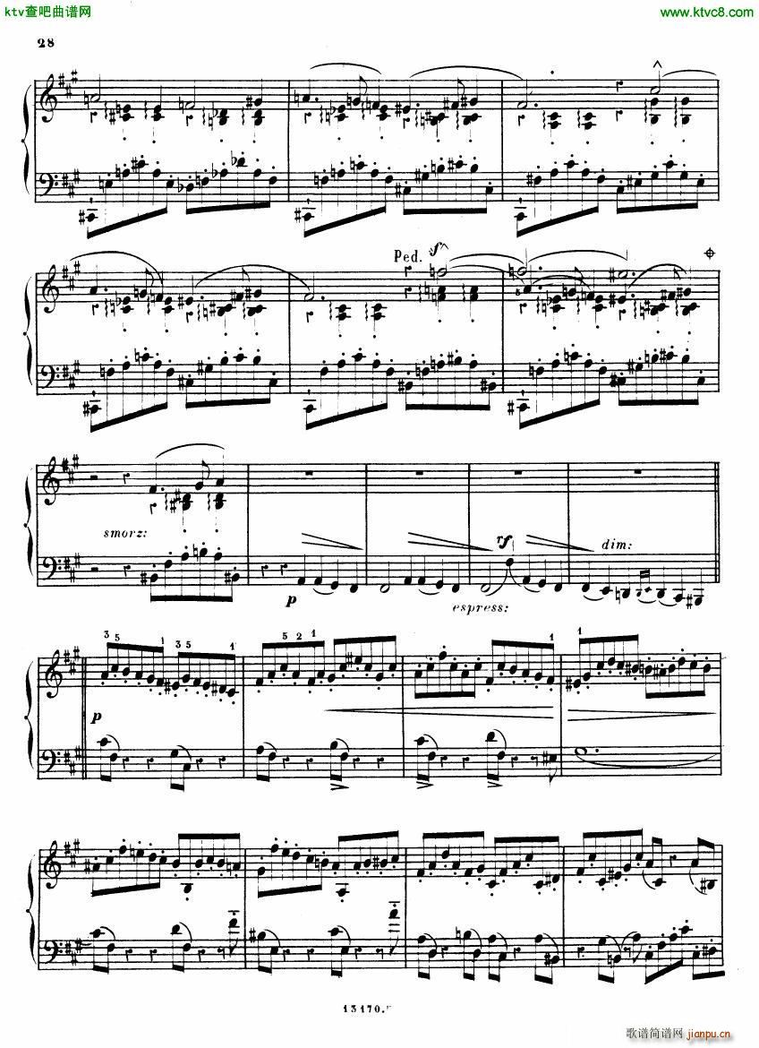Alkan op 38b Deuxieme recueil de chants(V)27