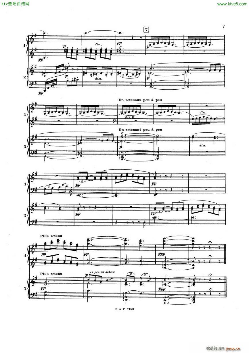 busser debussy Petite Suite 2P(V)7