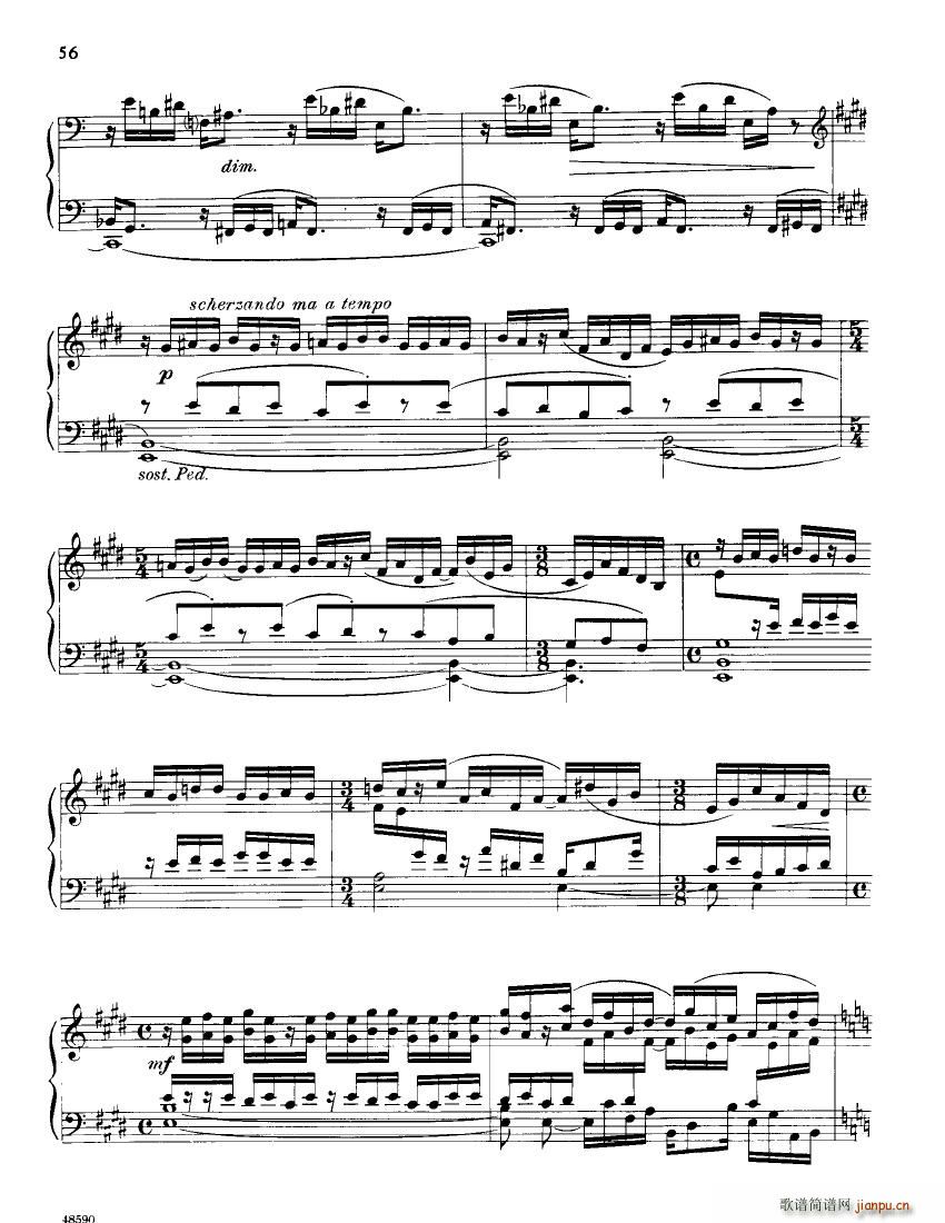Barber op 26 Piano Sonata(V)34