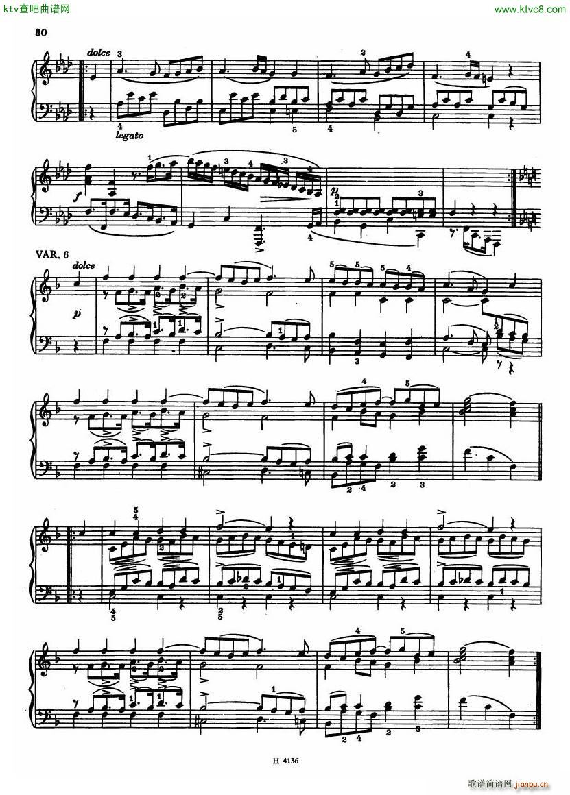 Czech piano variations from 18th century(V)28