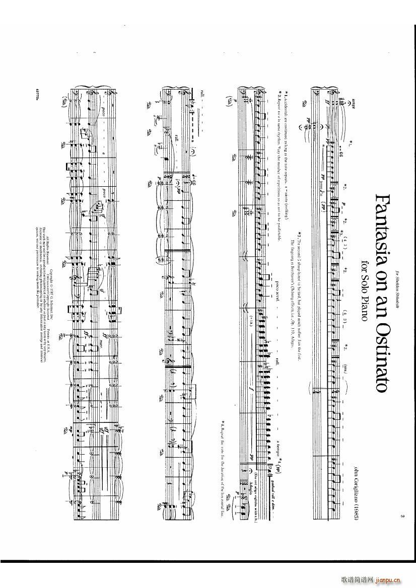 corigliano fantasia on an ostinato(V)1