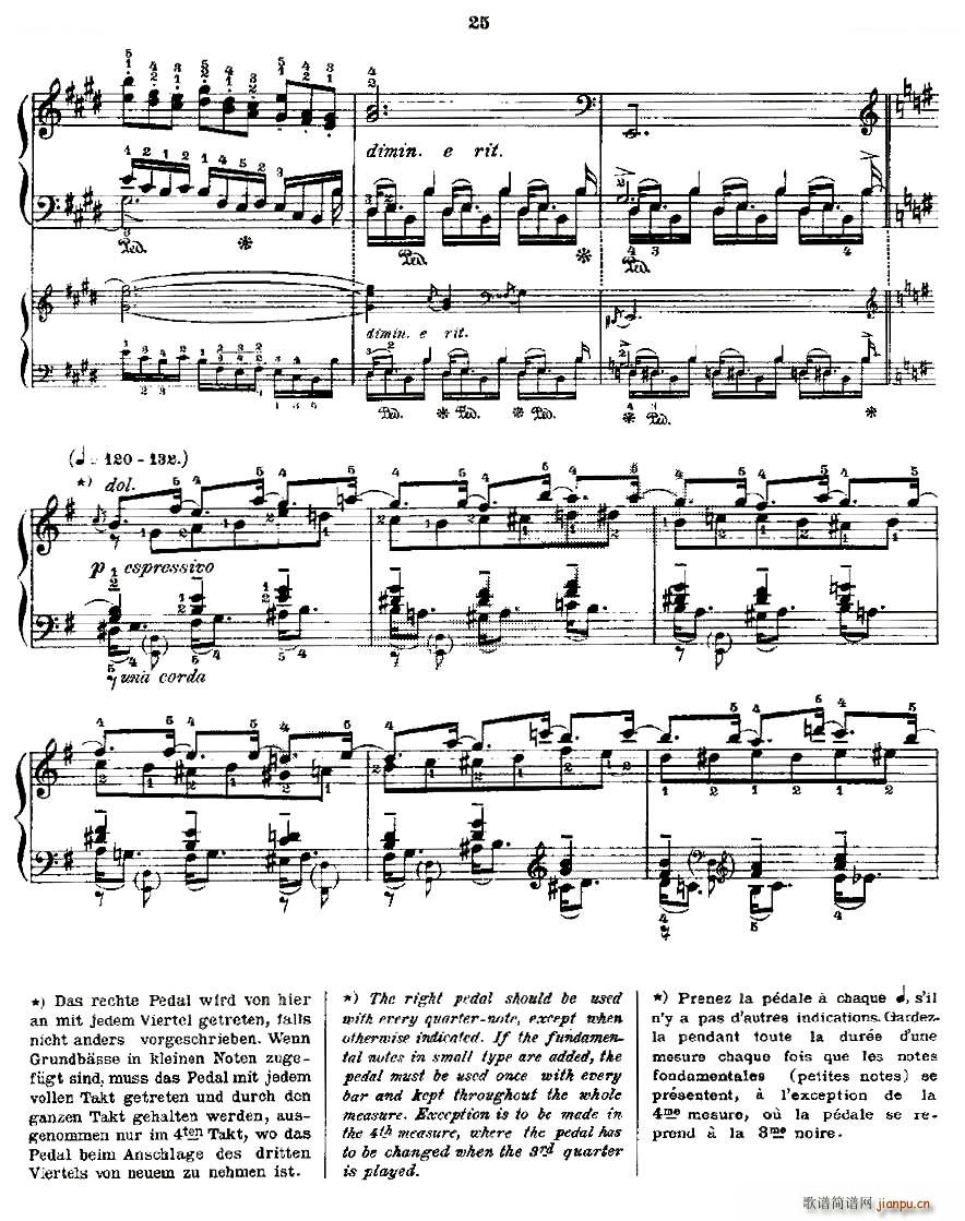Ф  Fr Chopin Op 25 No5 1(V)9