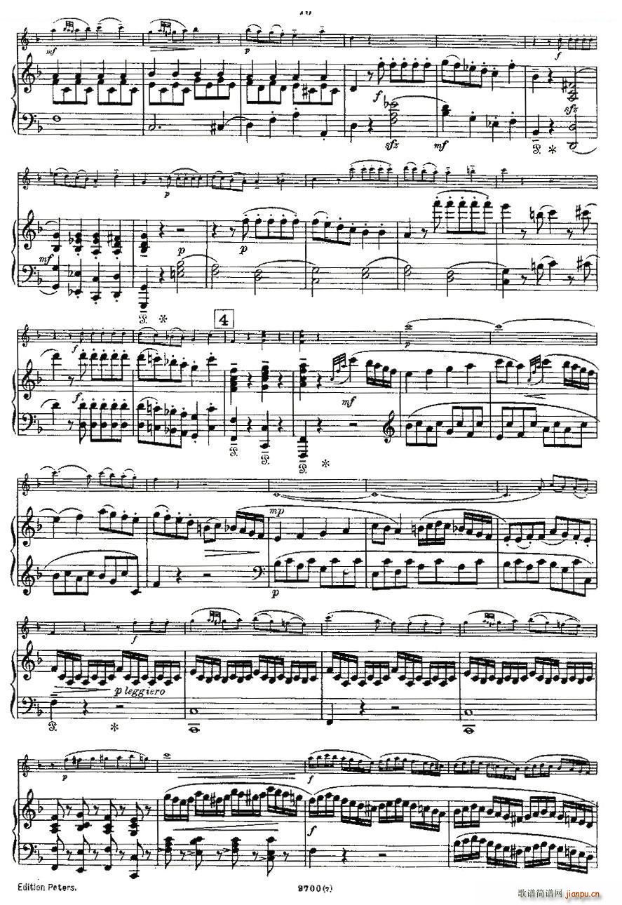 Mozart Violin Sonata No 7 KV 376 СQ(СV)5