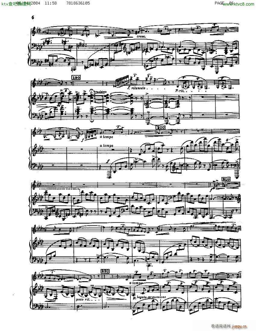 Guastavino Sonata Para Clarinete Y Piano(V)6
