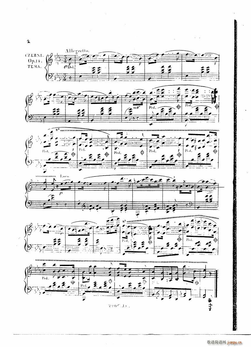 Czerny Variations brillantes(V)1