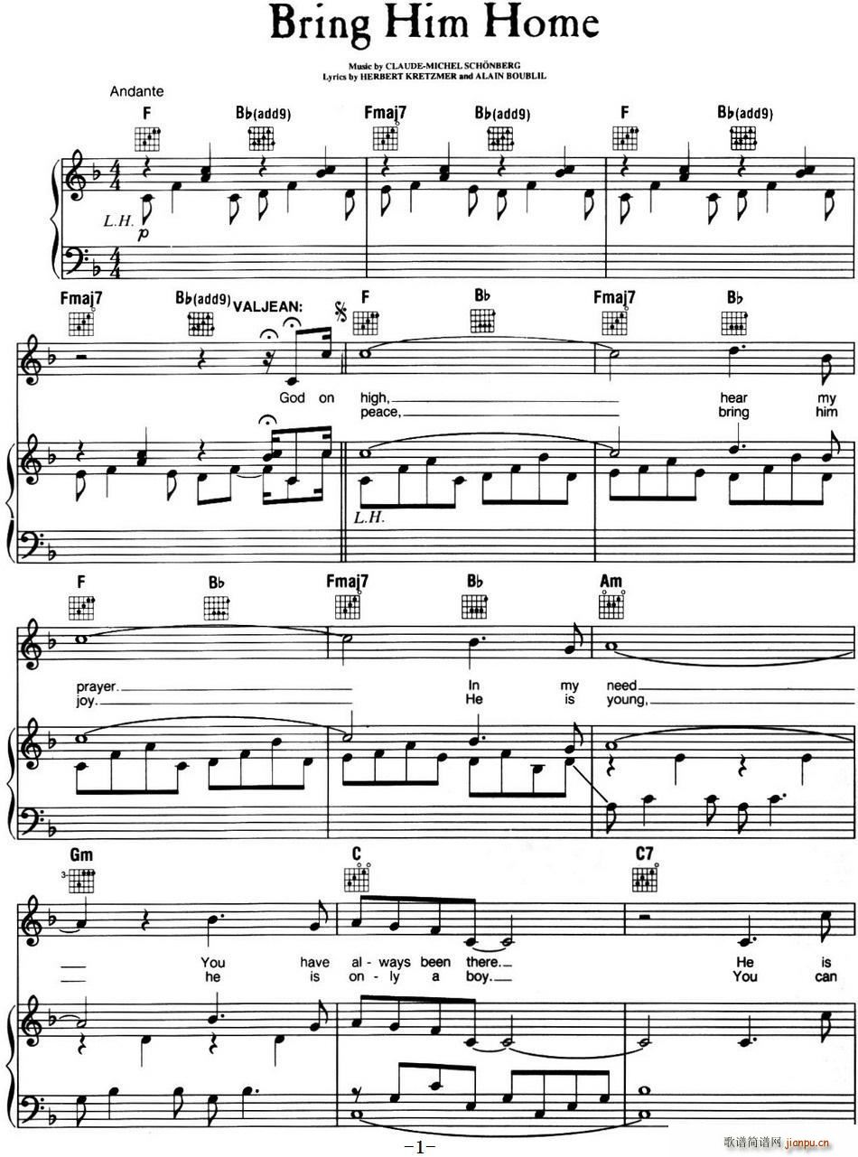 Bring Him Home (l ) K Les Miserables x(ʮּ)1