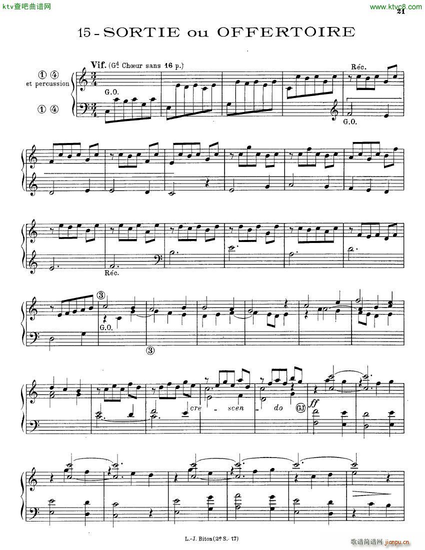 Alain Albert 15 Pieces organ(V)21