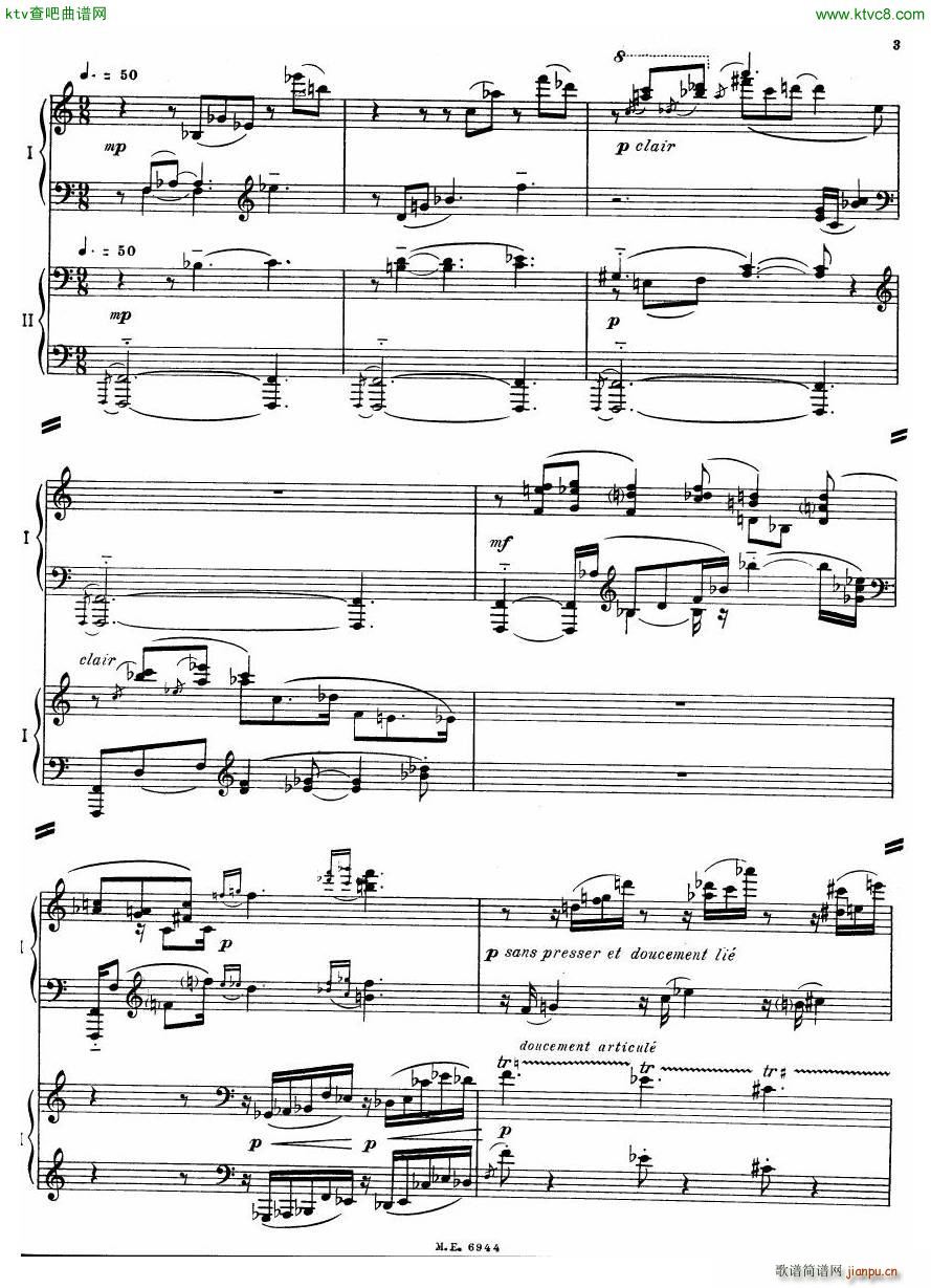 Auric Partita for two pianos(V)3