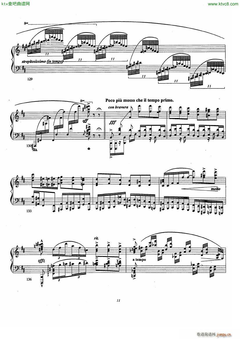 Etude No 3 La Campanella D aprs Paganini Liszt(V)11