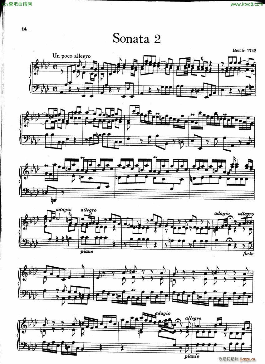 Bach CPE 6 Wurttemberg Sonatas(V)11
