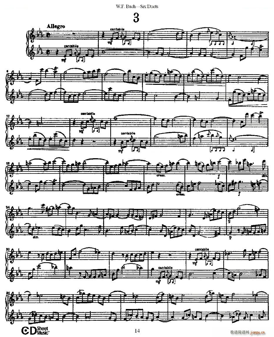 Six Duets ֮ ׶ྚ ~(V)1