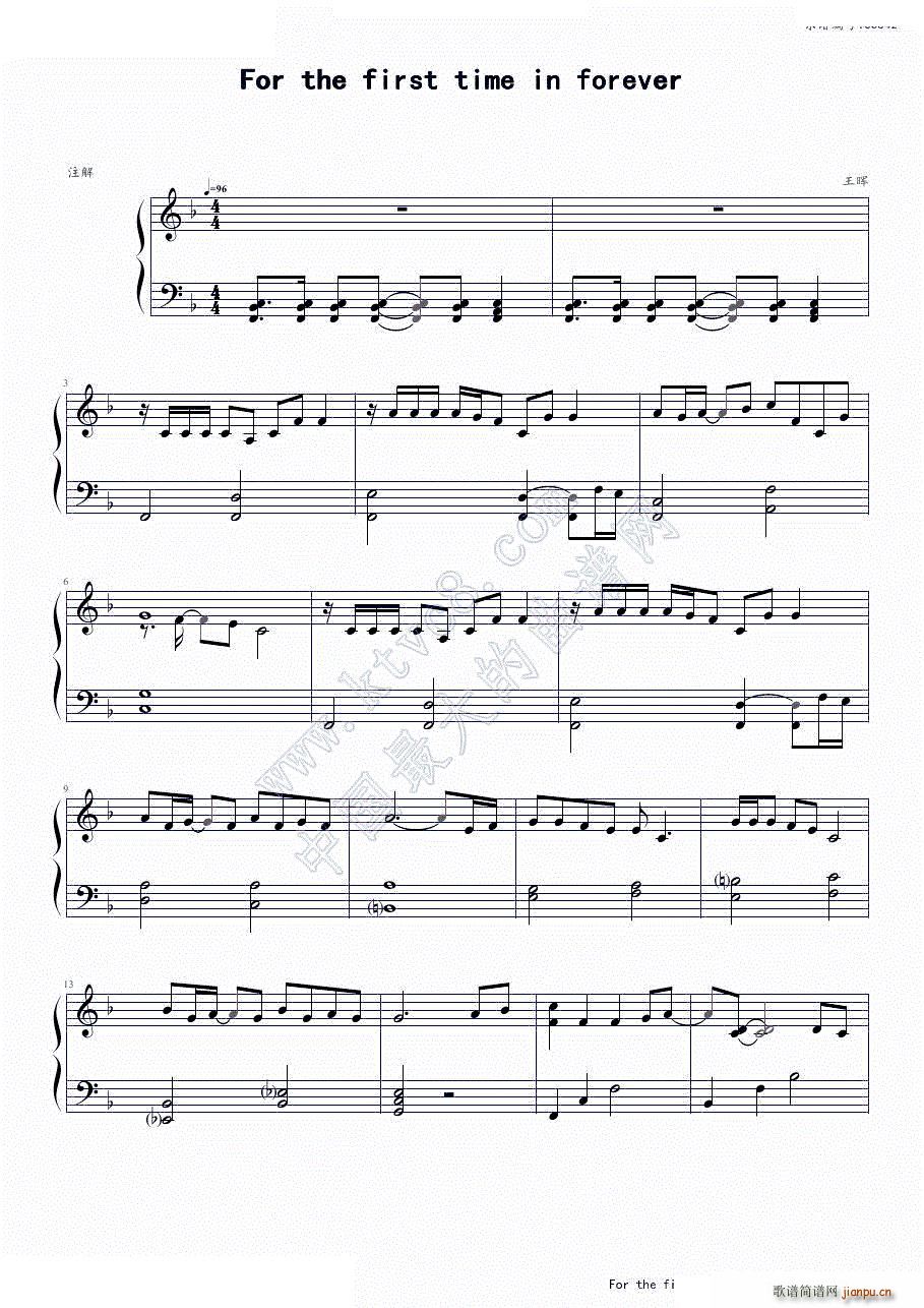 For the first time in forever(V)1