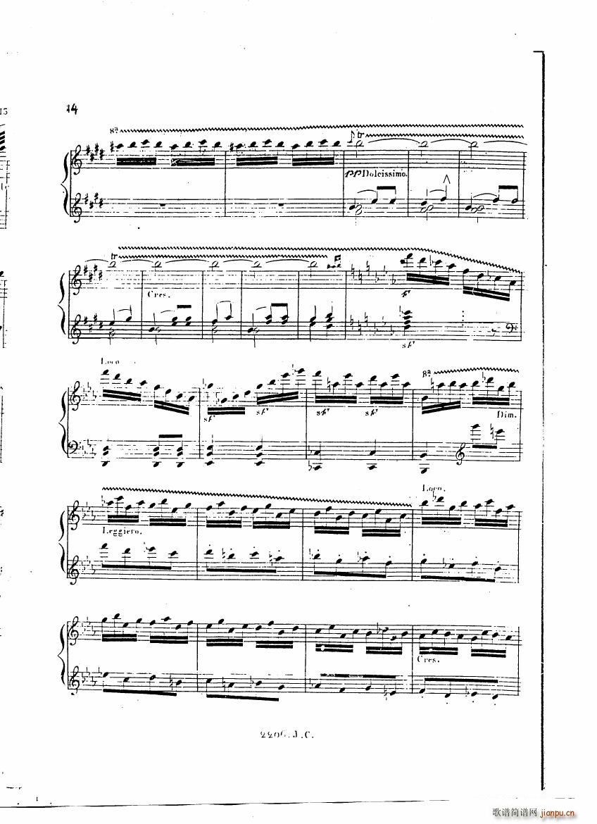 Czerny Variations brillantes(V)13