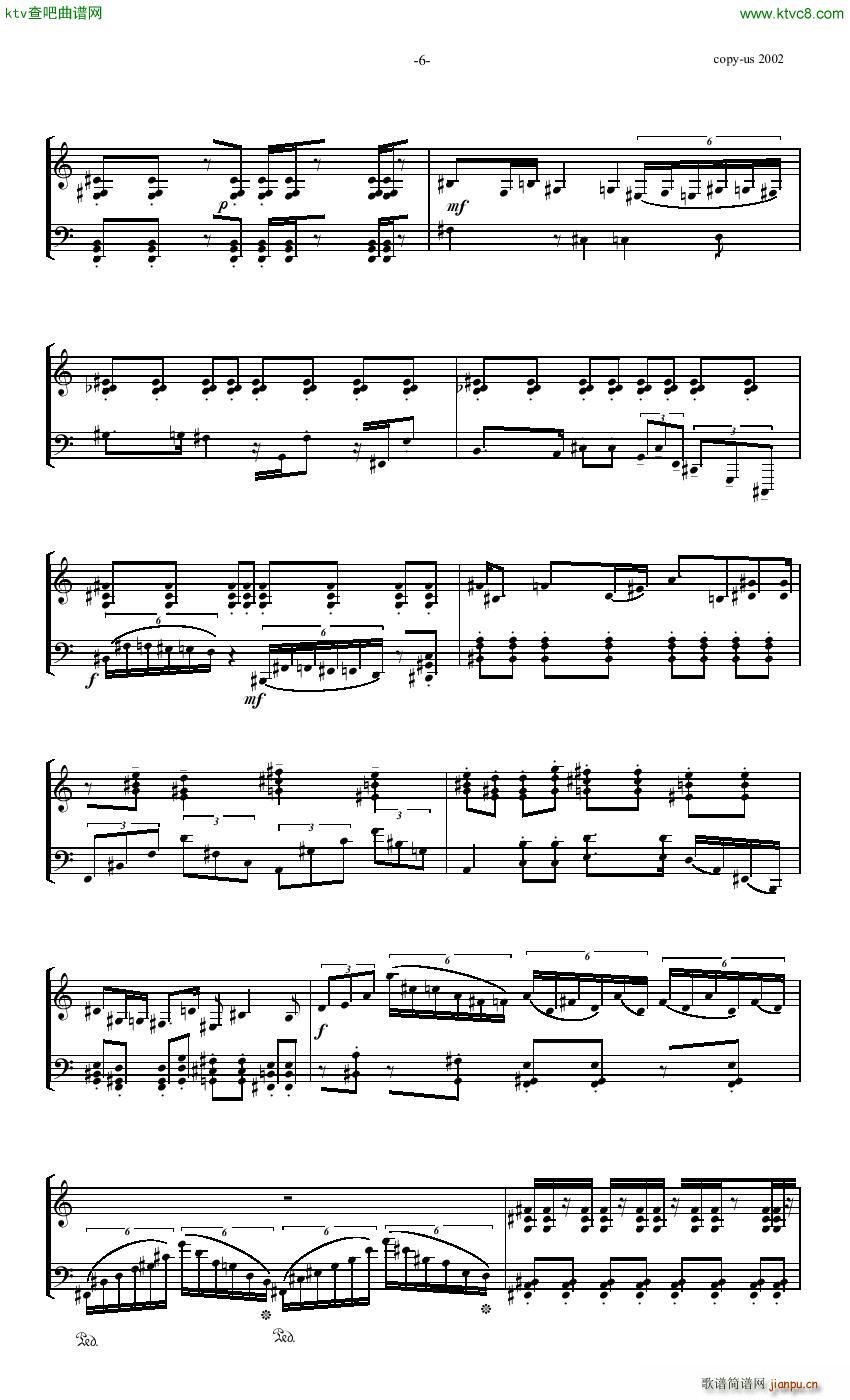 Heiner Frost Toccata for piano(V)5