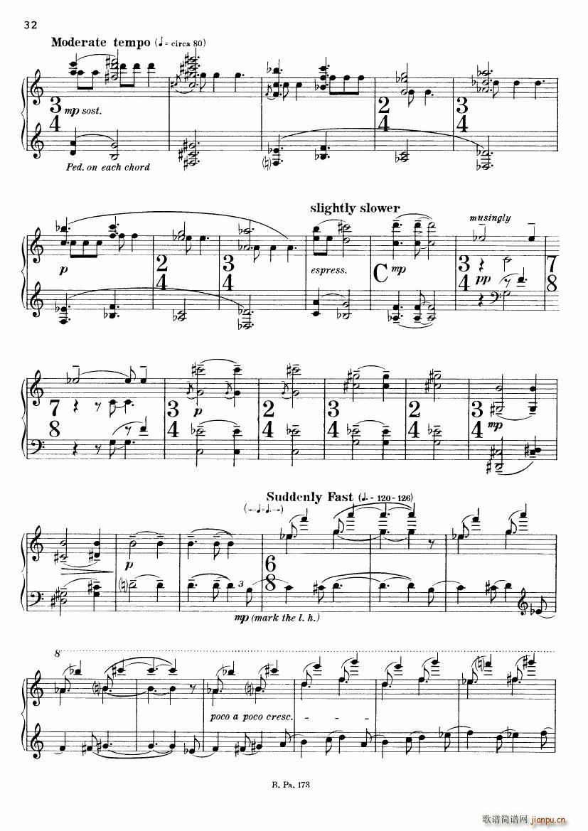 Copland Piano Fantasy(V)29