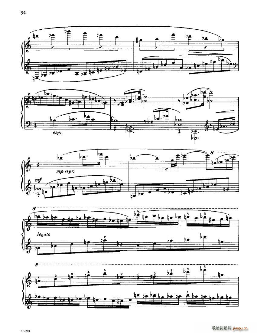 Barber op 26 Piano Sonata(V)12