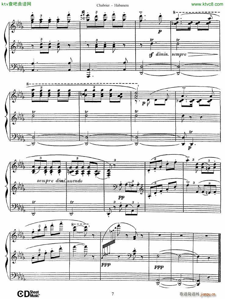 Chabrier Habanera(V)7