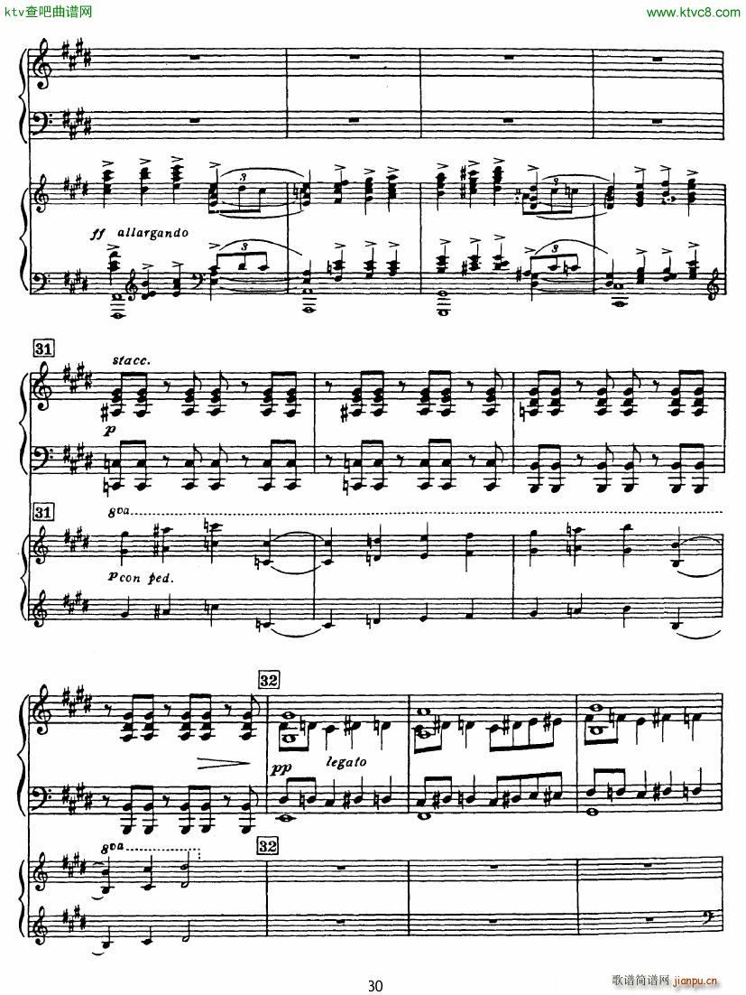 Rhapsody in Blue in Bb major Duet(V)30