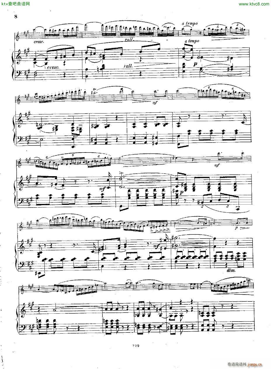 Andersen op 2 Ungarische Fantasie fl pno(V)8