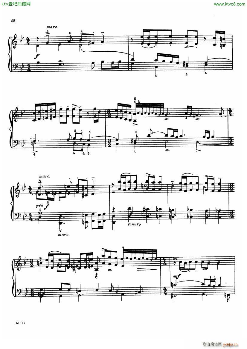 Frescobaldi Arr Bartok Fuga In G Piano Solo(V)3