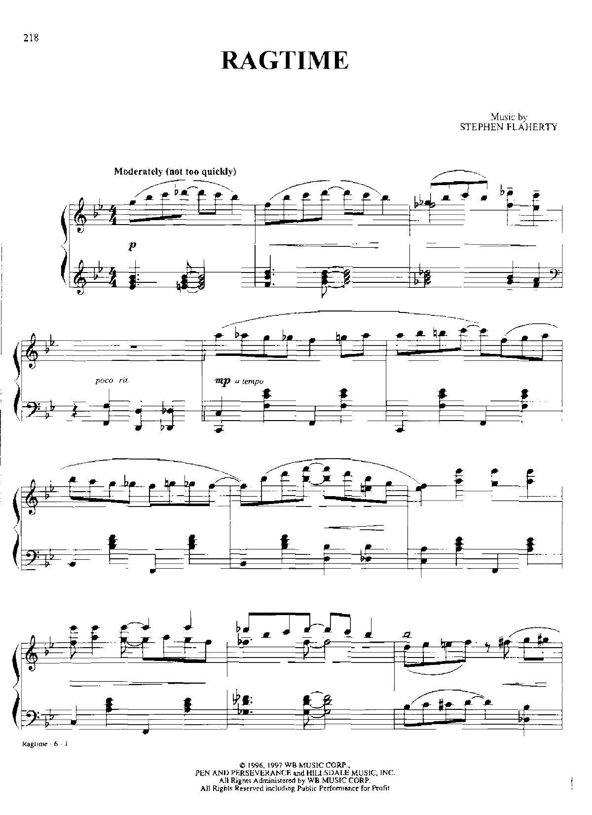 RAGTIME Dan Coates { (V)1