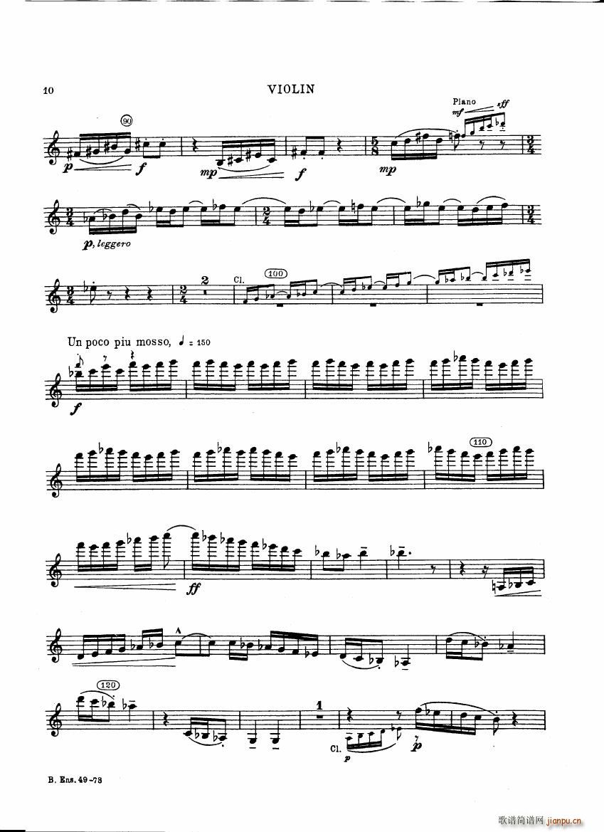 Bartok SZ 111 Contrasts violin(V)10