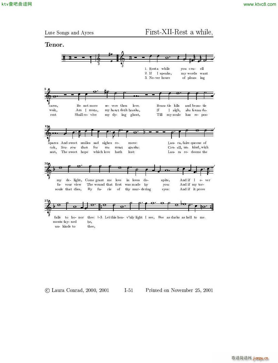 Dowland Lute Music (V)7