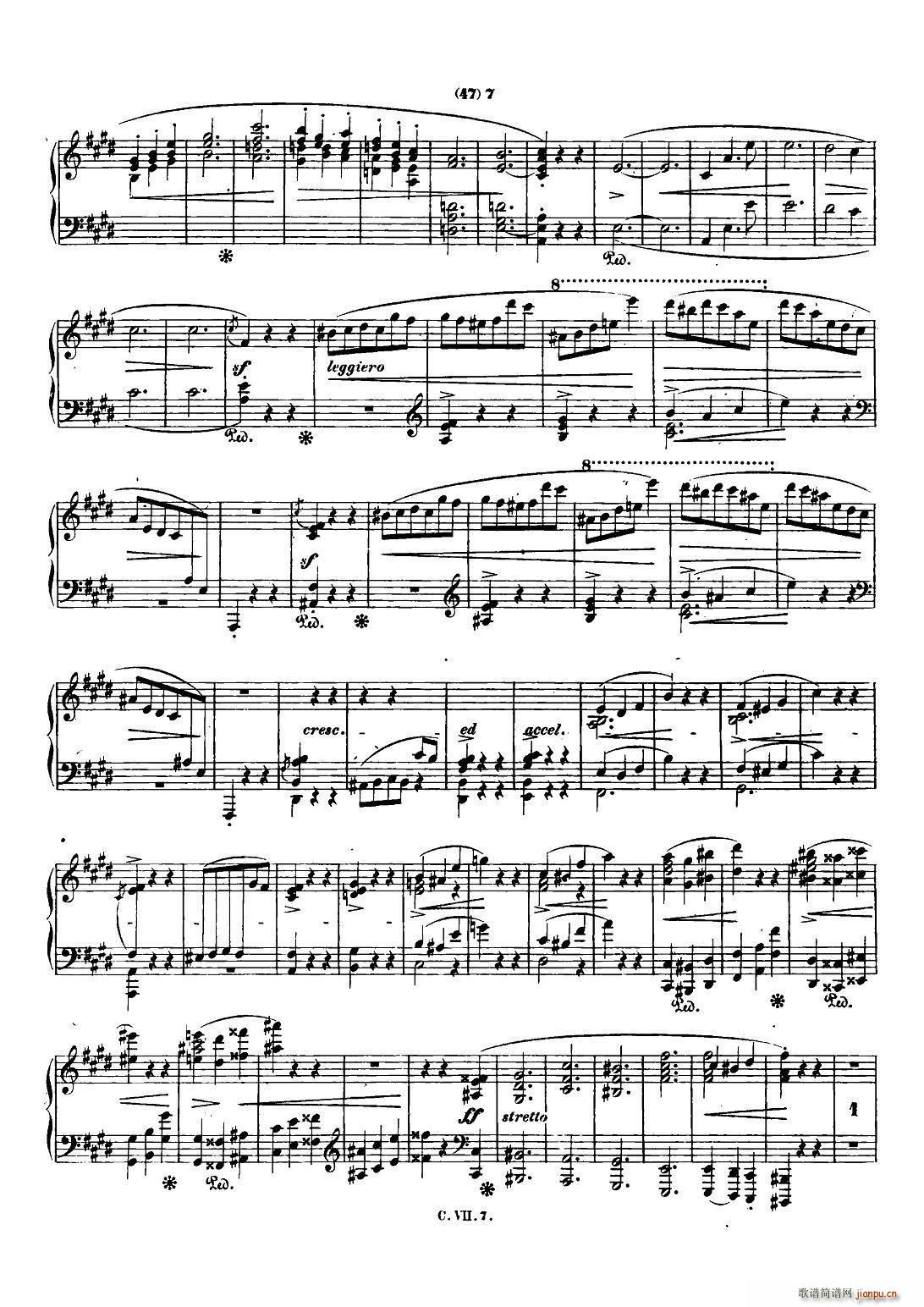 Ф Co Chopin Scherzo No 4 E{ Op 54(V)6