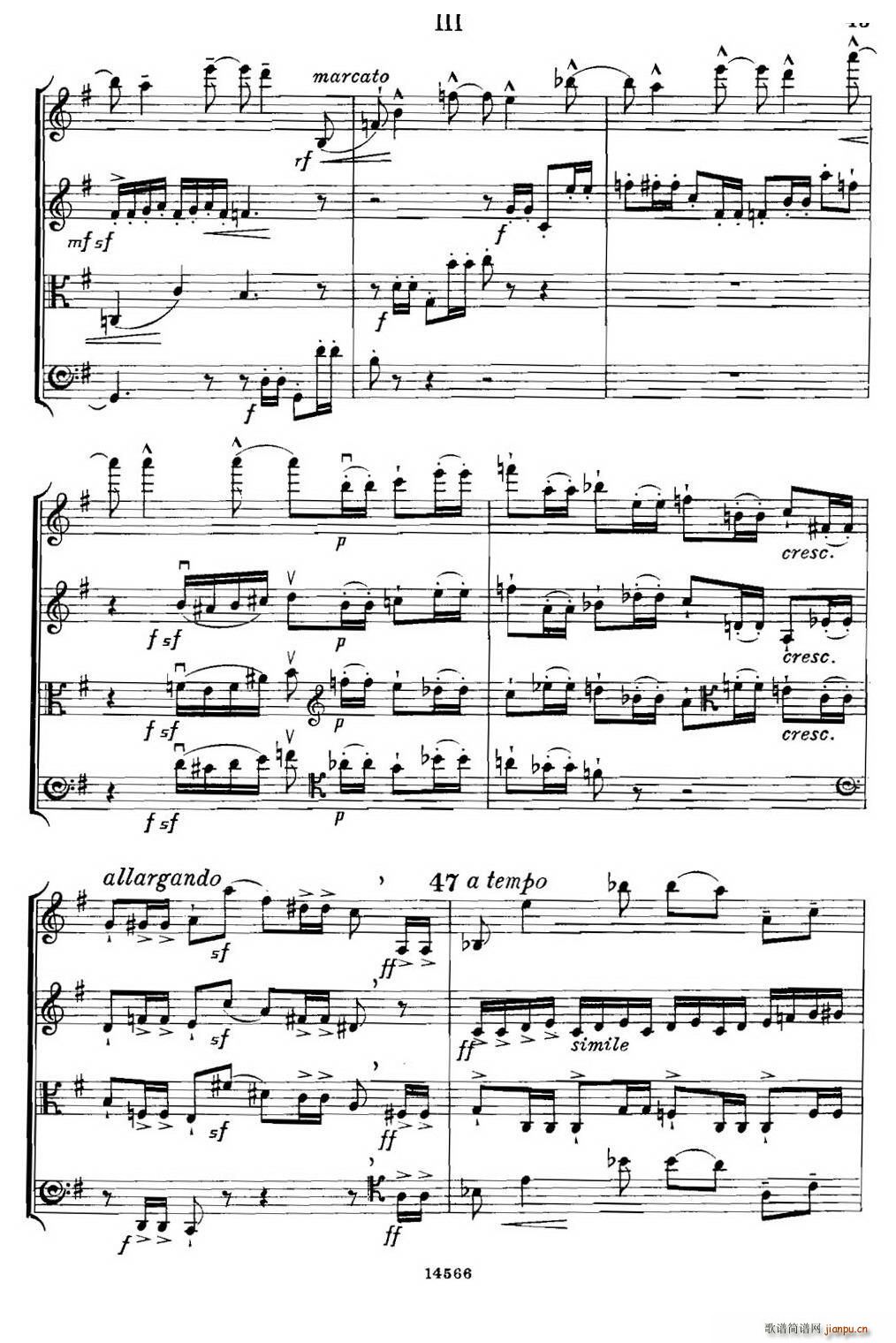 QUARTET Op 83  Ҙ(l )(V)12