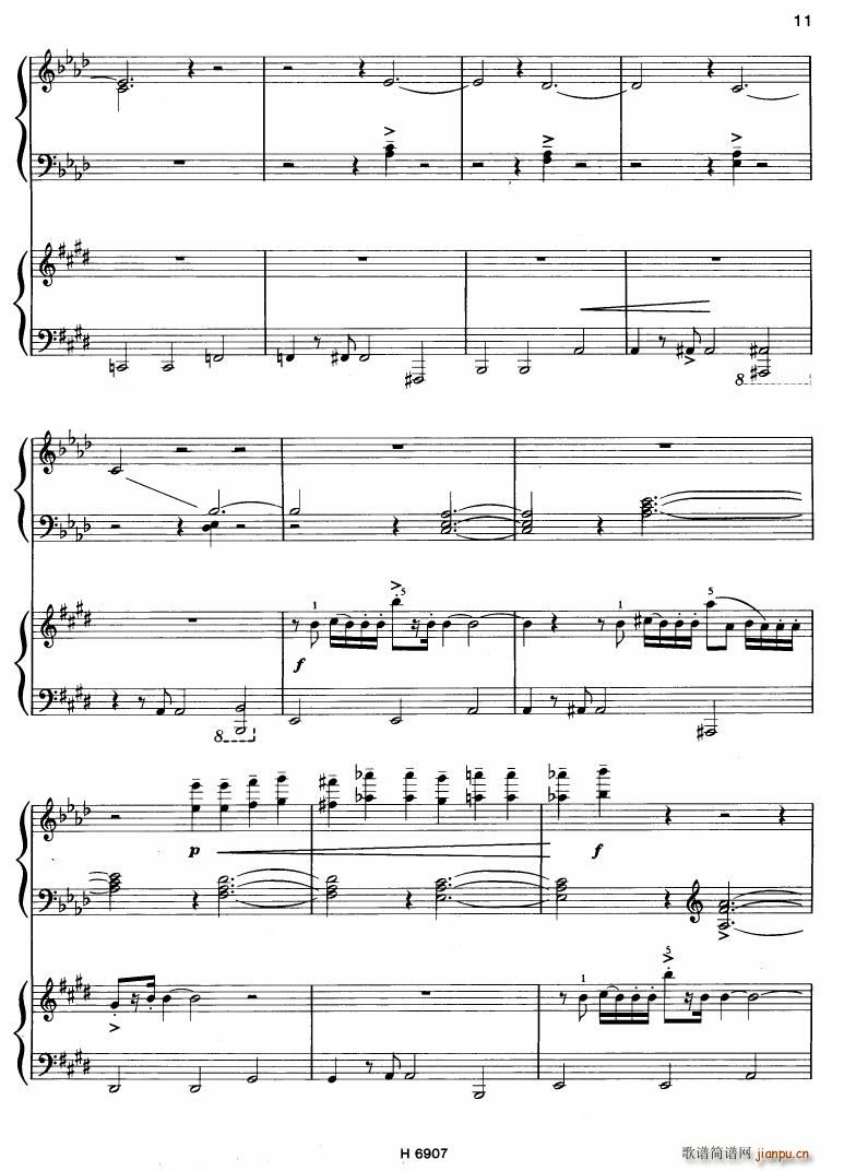 Barton Sonatina for 4 hands(V)11