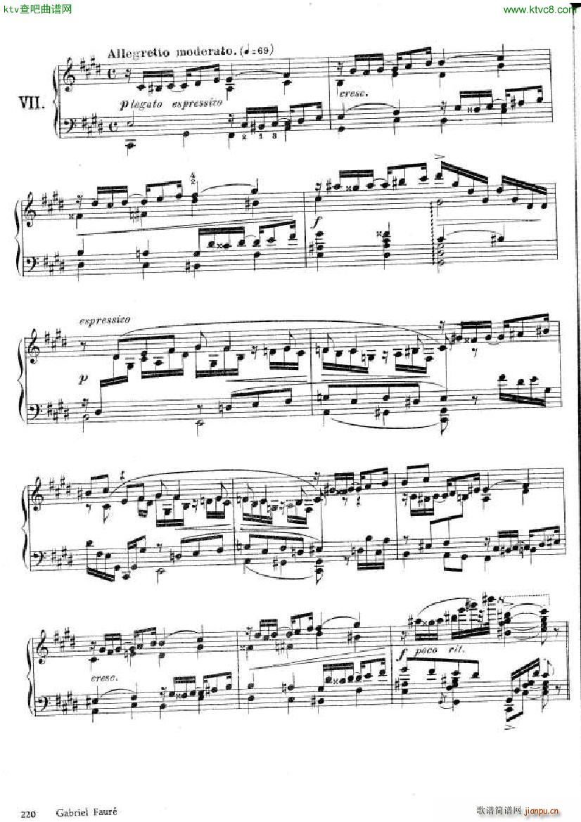 Faur Theme et variations opus 73(V)10