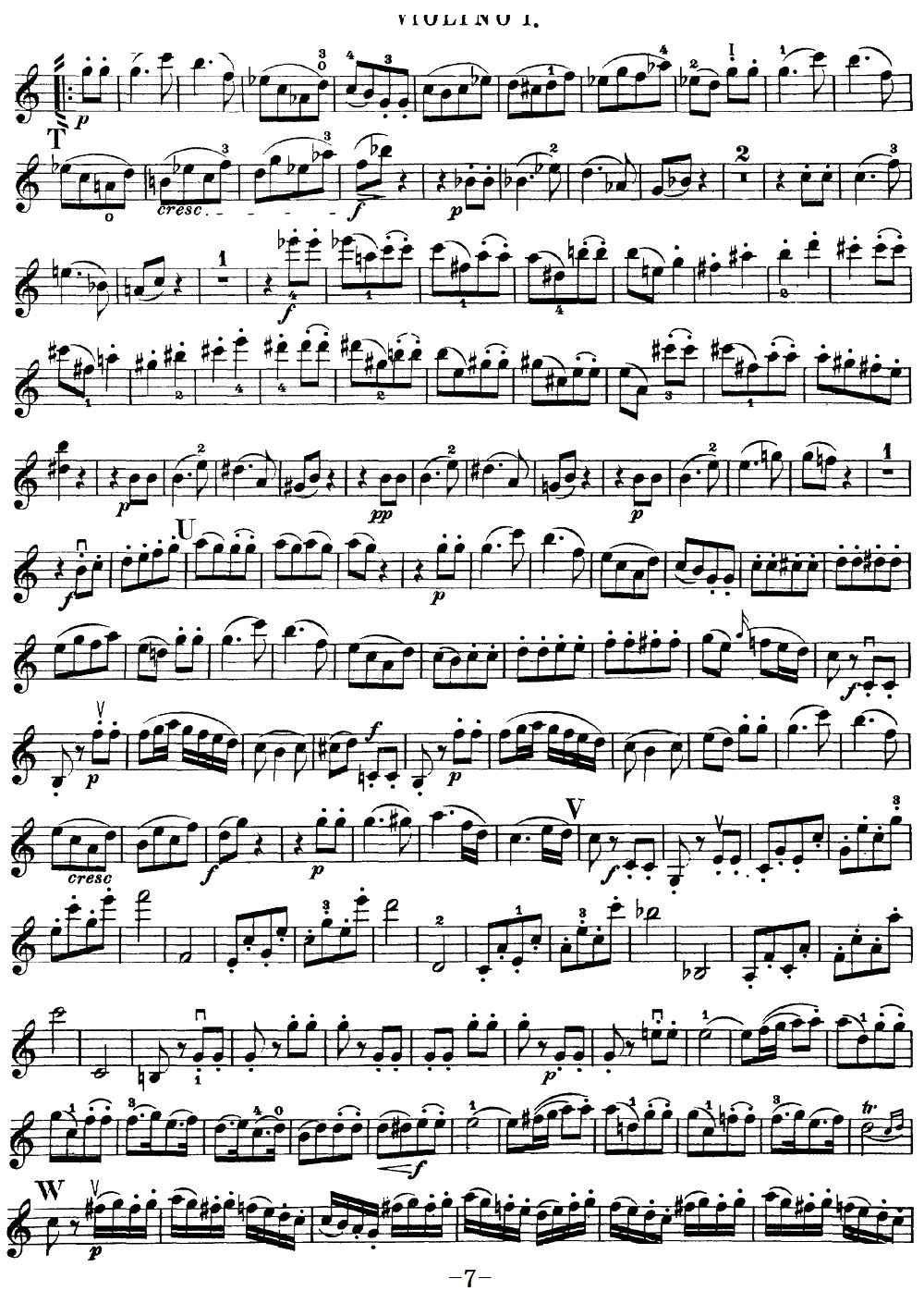 Mozart Quartet No 19 in C Major K 465 Violin 1(ʮּ)7