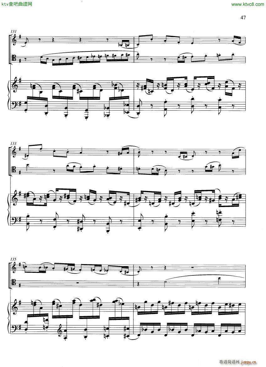 Francaix Trio for oboe bassoon and piano (V)20