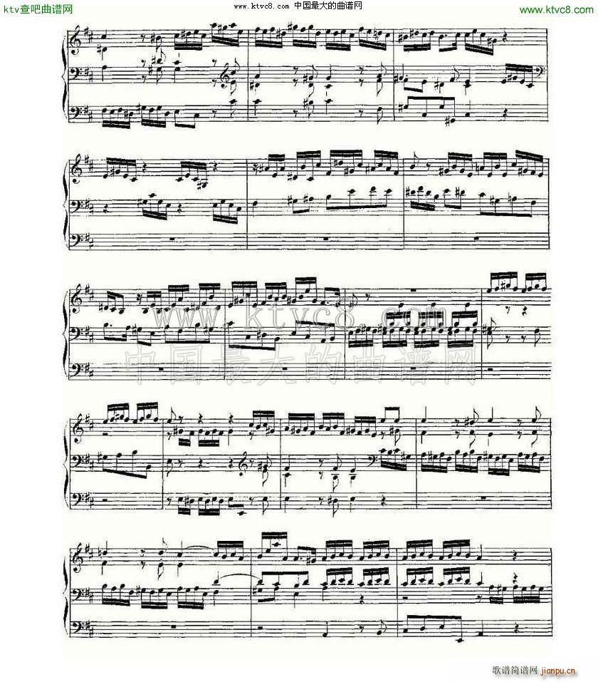 Prelude and Fugue in D Major BWV 532 L(fng)V(ʮּ)10