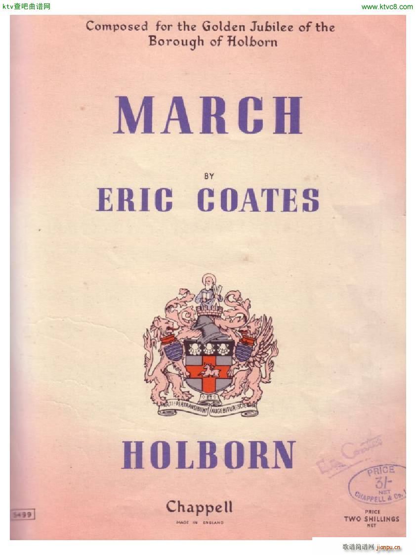 Coates Holborn March(V)1