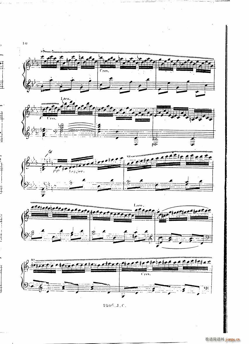 Czerny Variations brillantes(V)9