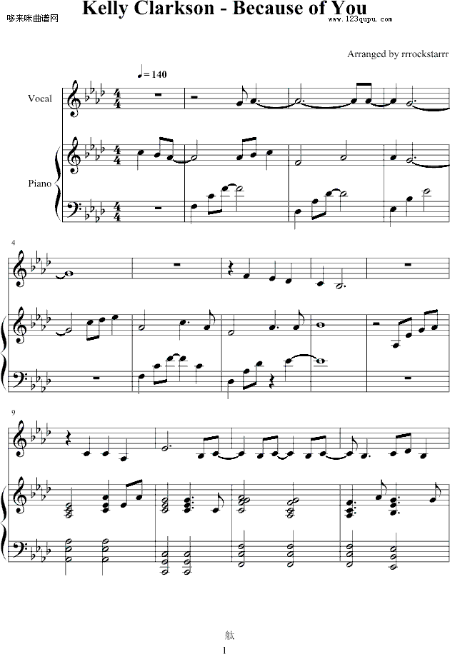 becauseofyou-KellyClarkson(V)1
