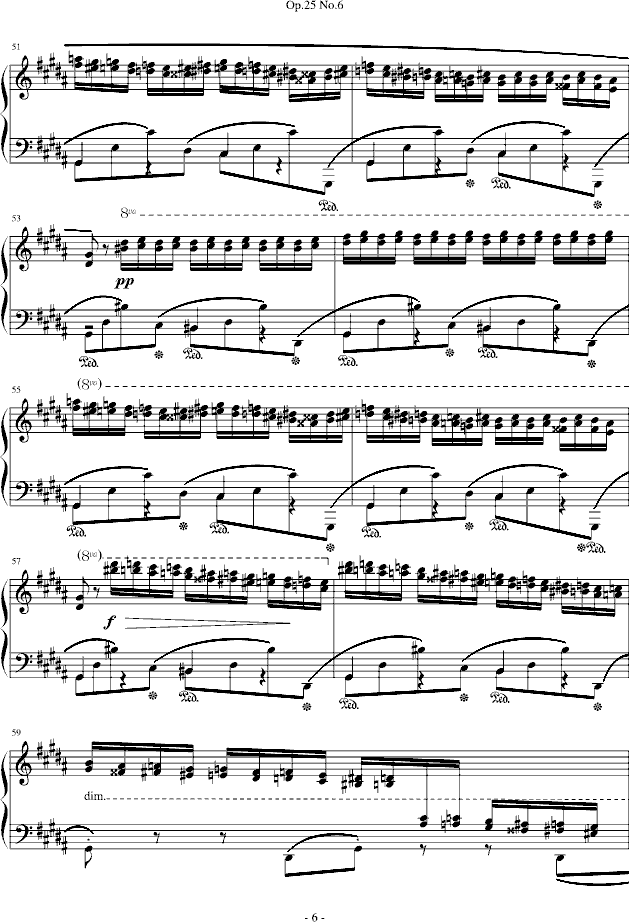 ФOp.25No.6(V)6