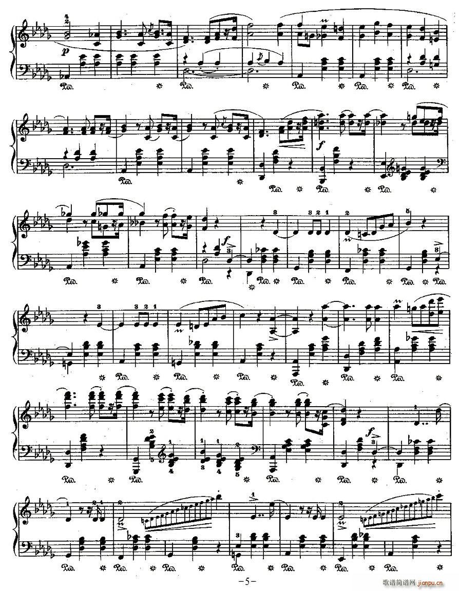 valse brillanteOp.34, No.1(ʮּ)5