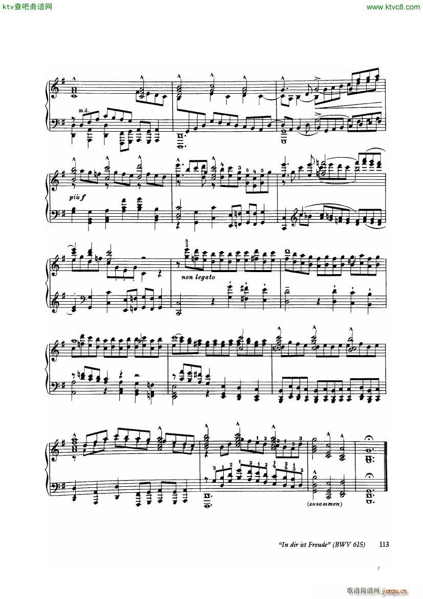 Bach Busoni Ten Chorale Preludes(V)27