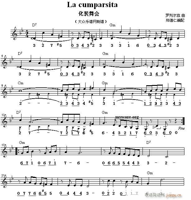 ̽ La cumparsita b(hu )(ʮּ)1