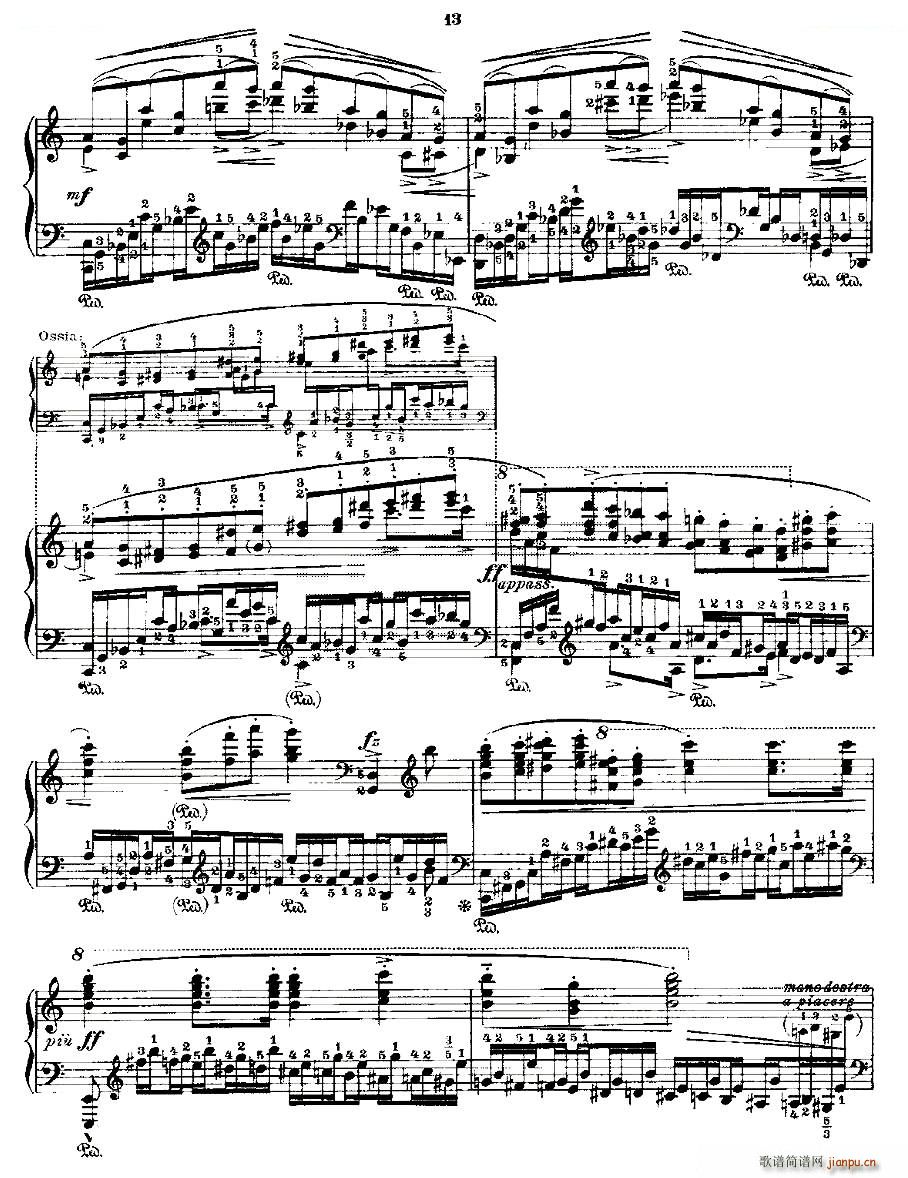 Ф  Fr Chopin Op 25 No11(V)3
