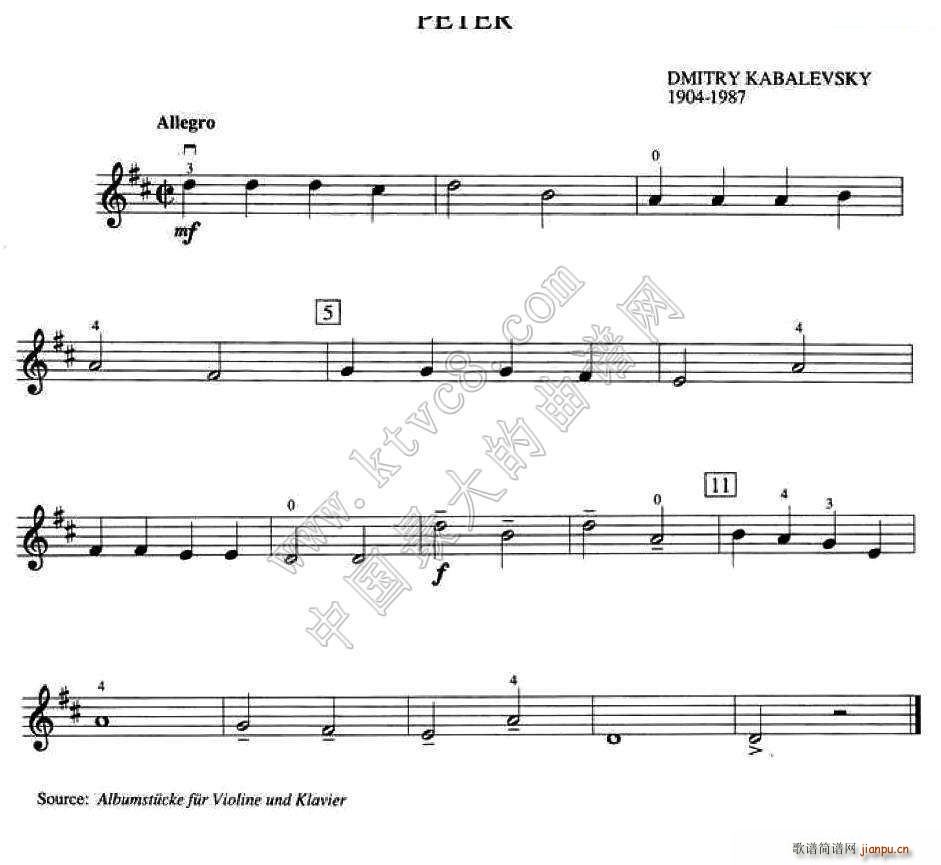 Dmitry Kabalevsky Peter ôСٿ A伉(СV)1