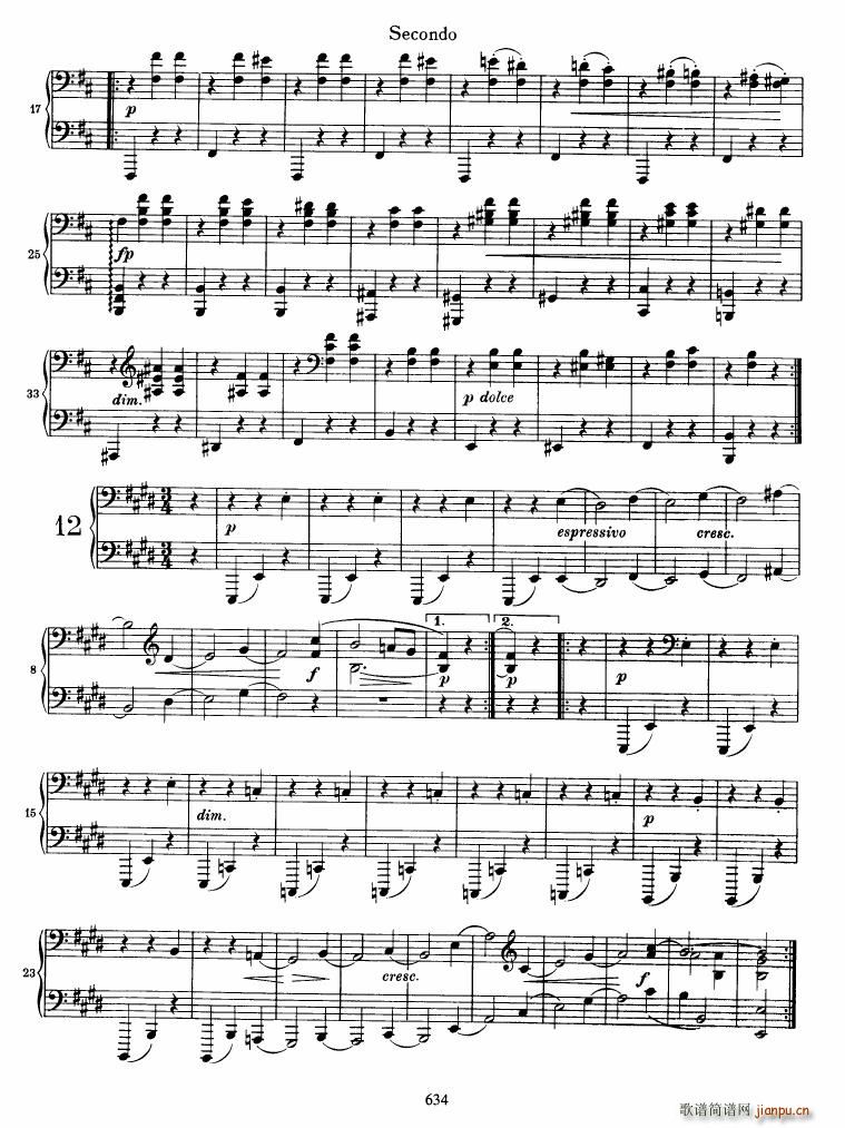 Brahms op 39 Waltzes(V)16