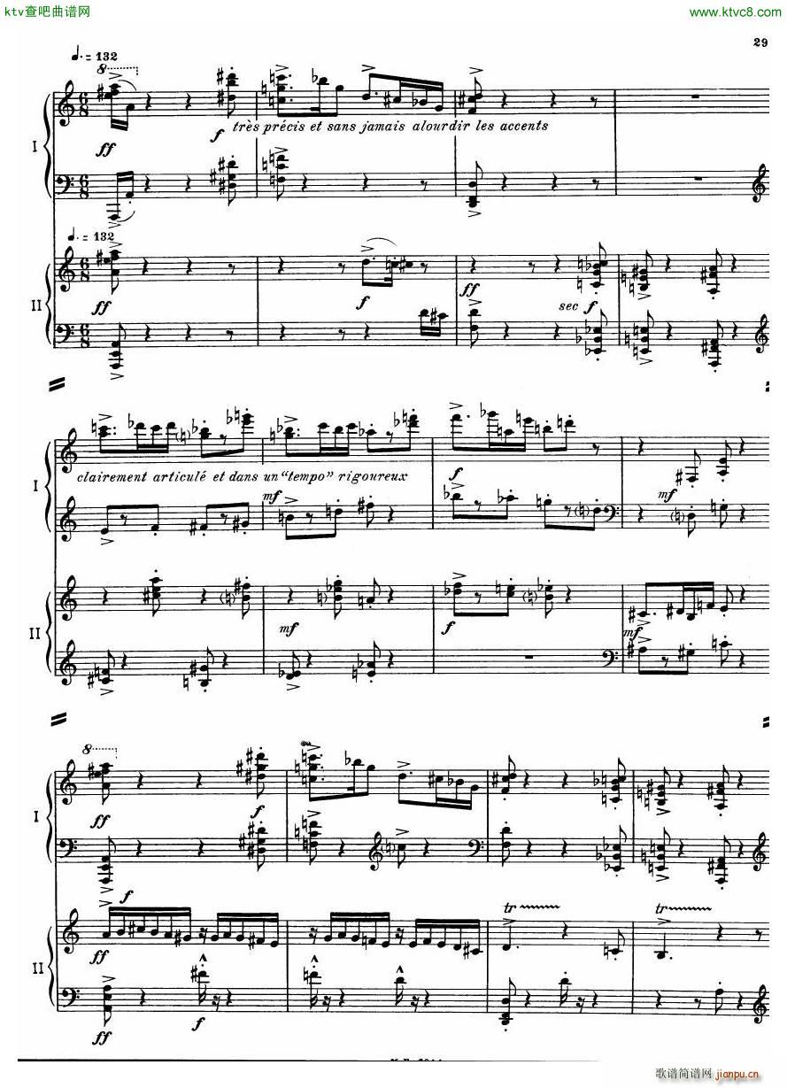 Auric Partita for two pianos(V)29
