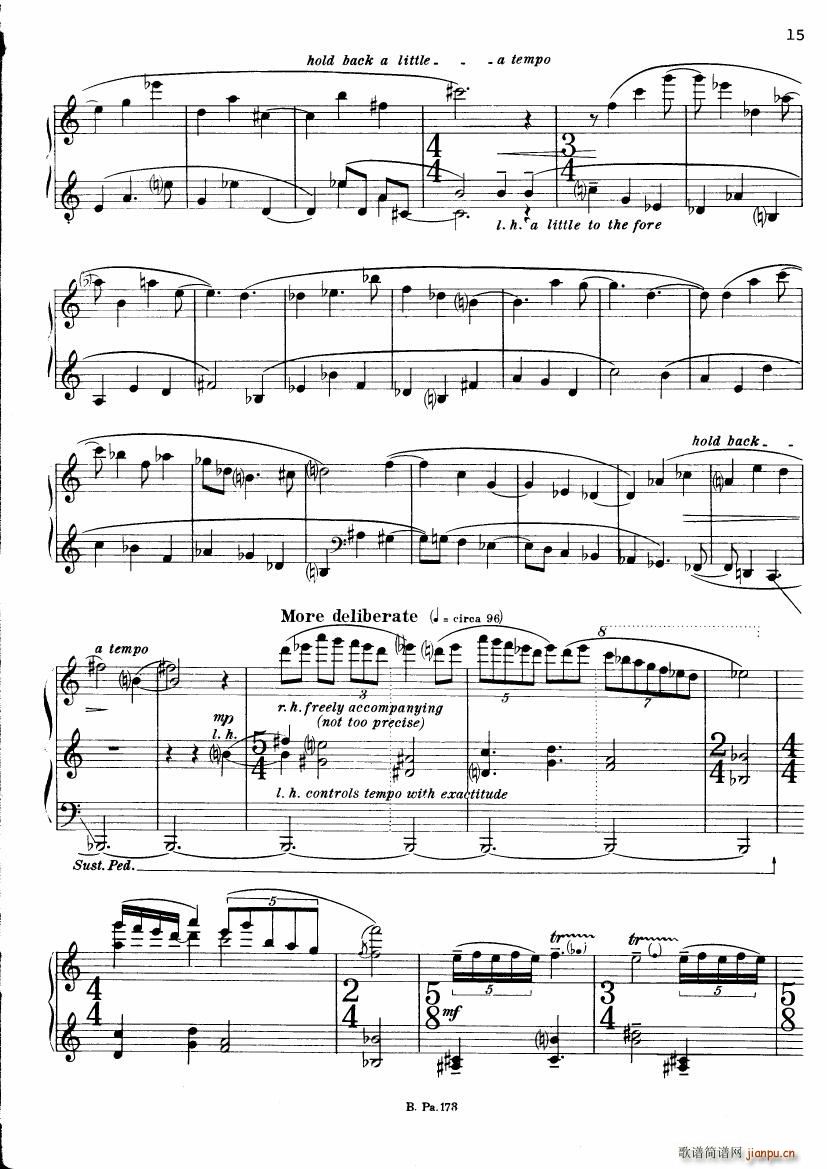 Copland Piano Fantasy(V)12