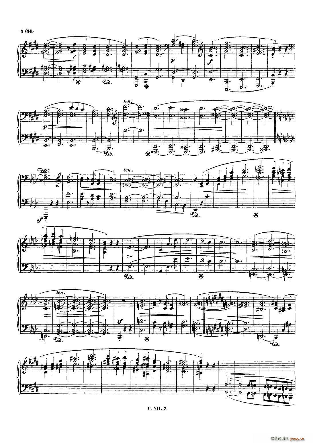 Ф Co Chopin Scherzo No 4 E{ Op 54(V)3
