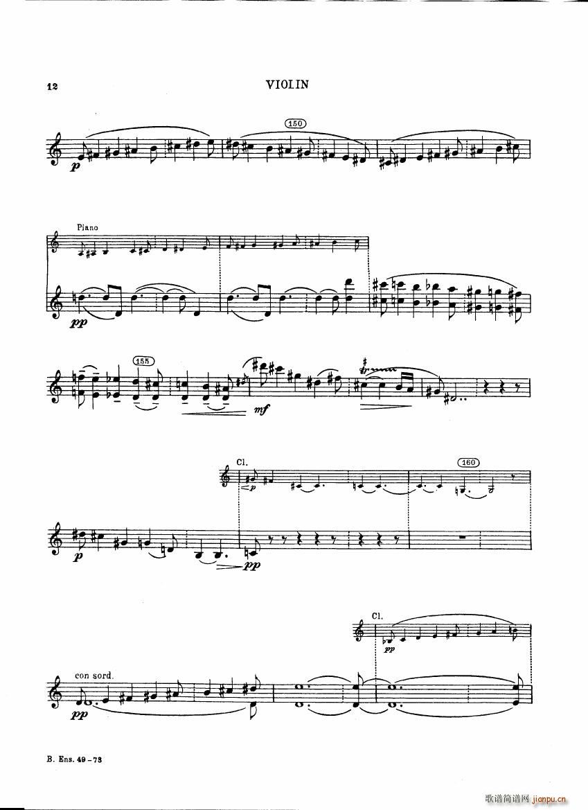 Bartok SZ 111 Contrasts violin(V)12